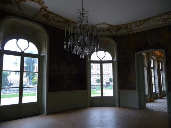 Salon central du château