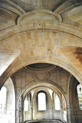 Le transept vu des parties hautes, août 1999, ©Ph.Cachau