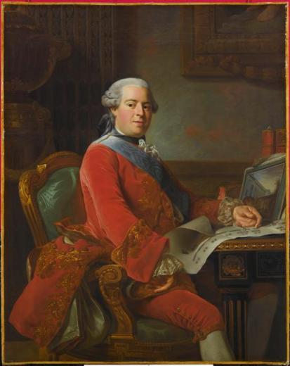 A. Roslin : Abel-François Poisson de Vandières, marquis de Marigny, 1764, Versailles