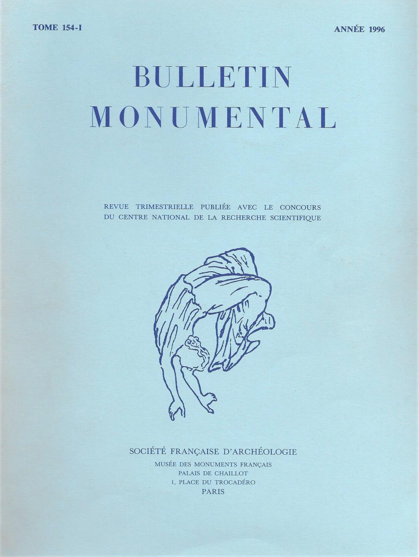 Bulletin Monumental, t.154, n° I, 1996
