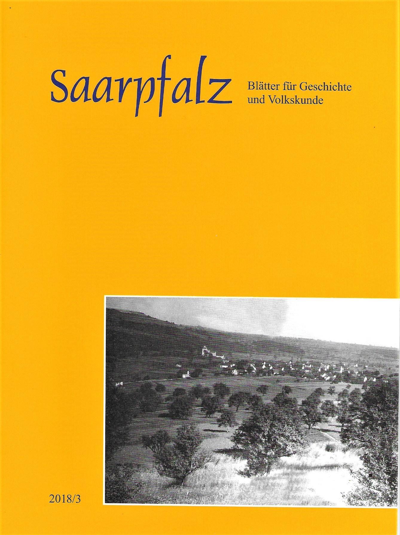 Couverture Saarpfalz n° 3, 2018