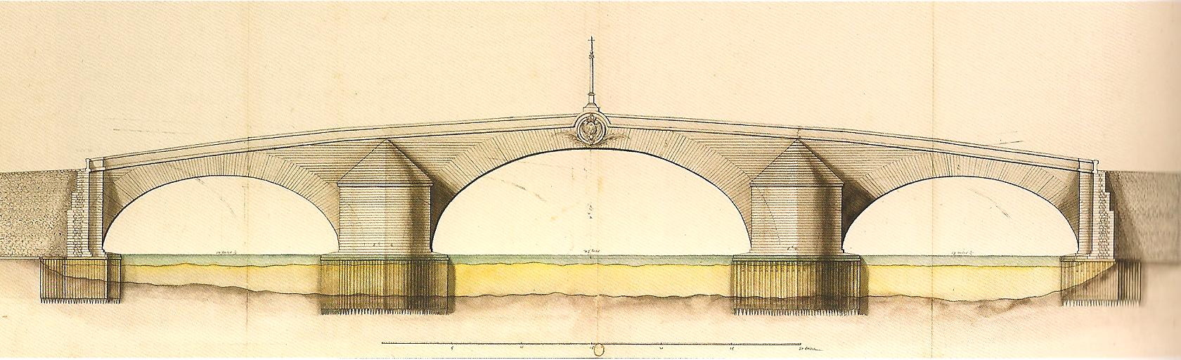Jules Hardouin-Mansart, pont de Moulins, 1705