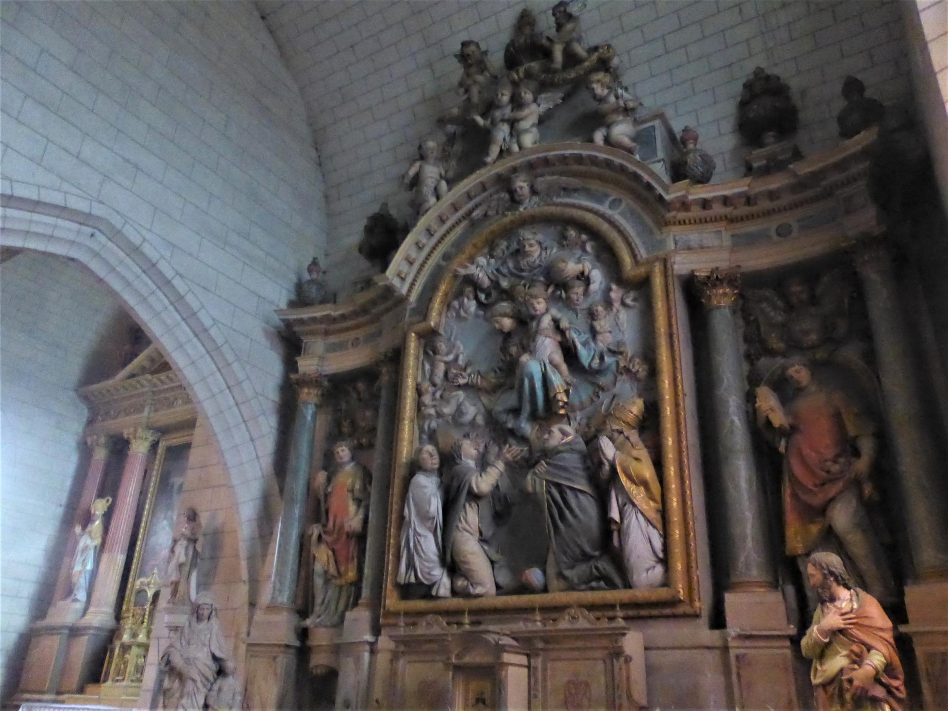 Les Gabriels, retables de l'église de Saint-Paterne, milieu XVIIe, cl. Ph. Cachau