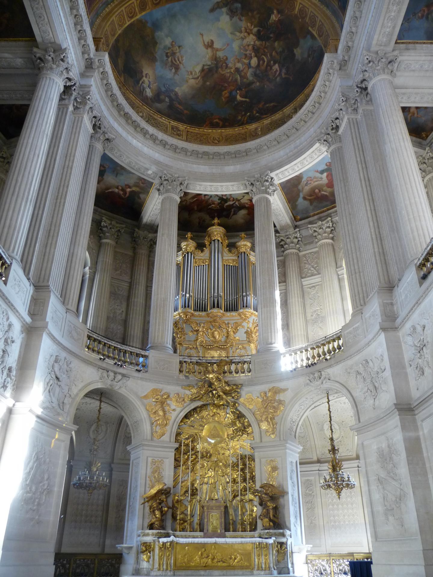 Jules Hardouin-Mansart - Robert de Cotte, maitre-autel et orgues de la chapelle royale de Versailles, 1708-1710, cl. Ph. Cachau