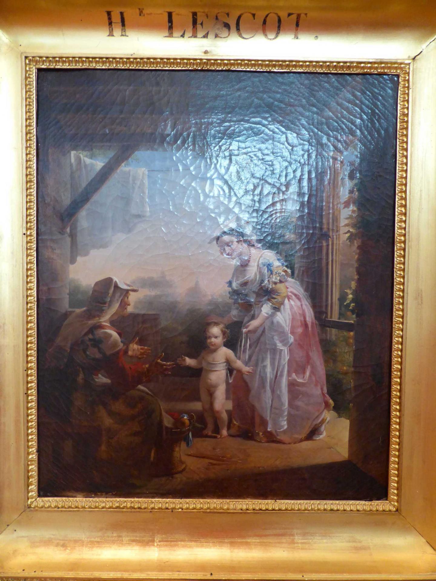 Antoinette Haudebourg-Lescot, Les premiers pas de l'enfance, 1818, Libourne, Musée municipal (cl. Ph. Cachau)