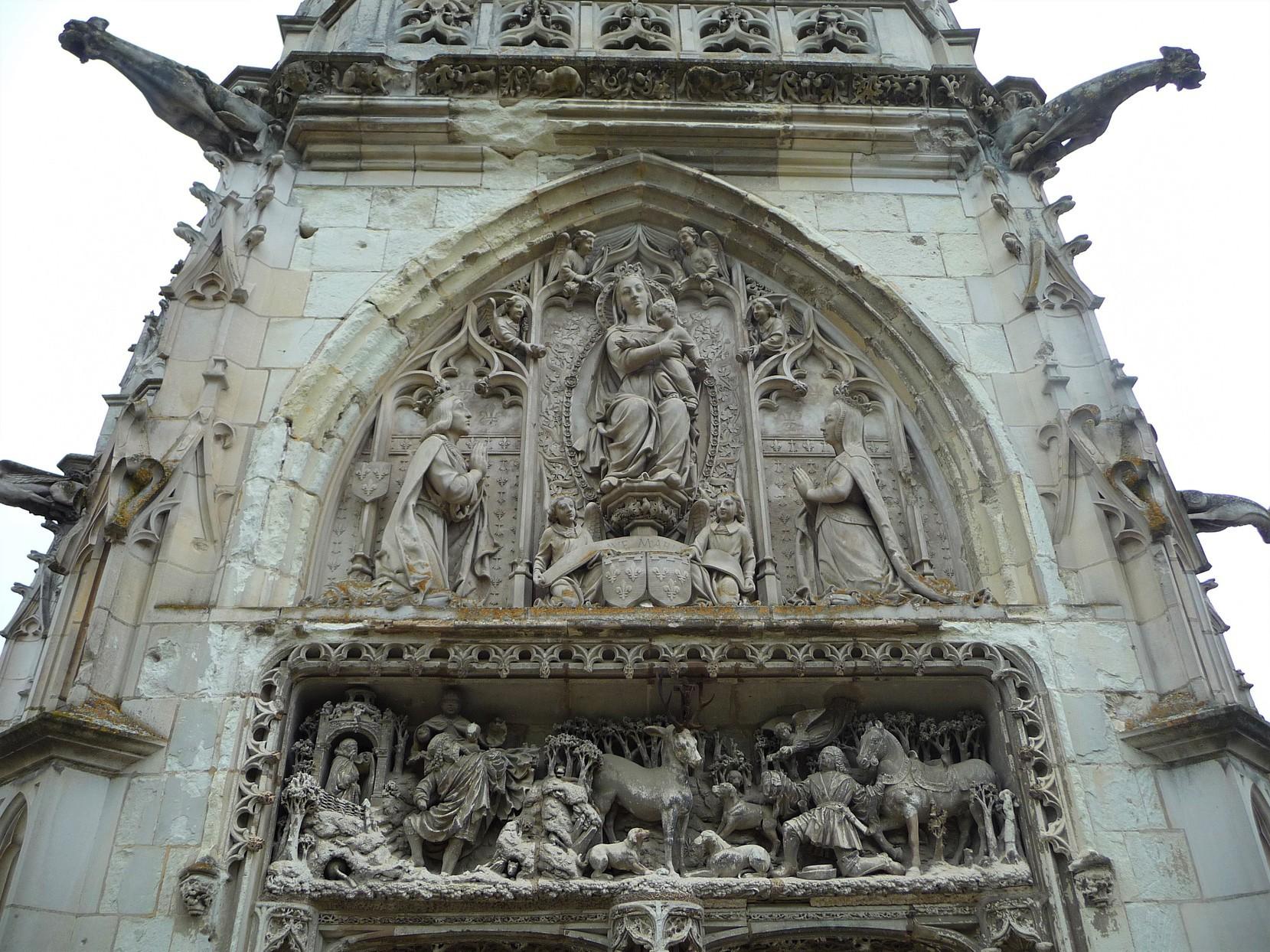 Eugène Legrain, Charles VIII et Anne de Bretagne en adoration devant la Vierge à l'Enfant, 1879-1880. Réattribution par Ph. Cachau en 2021, cl. Ph. Cachau