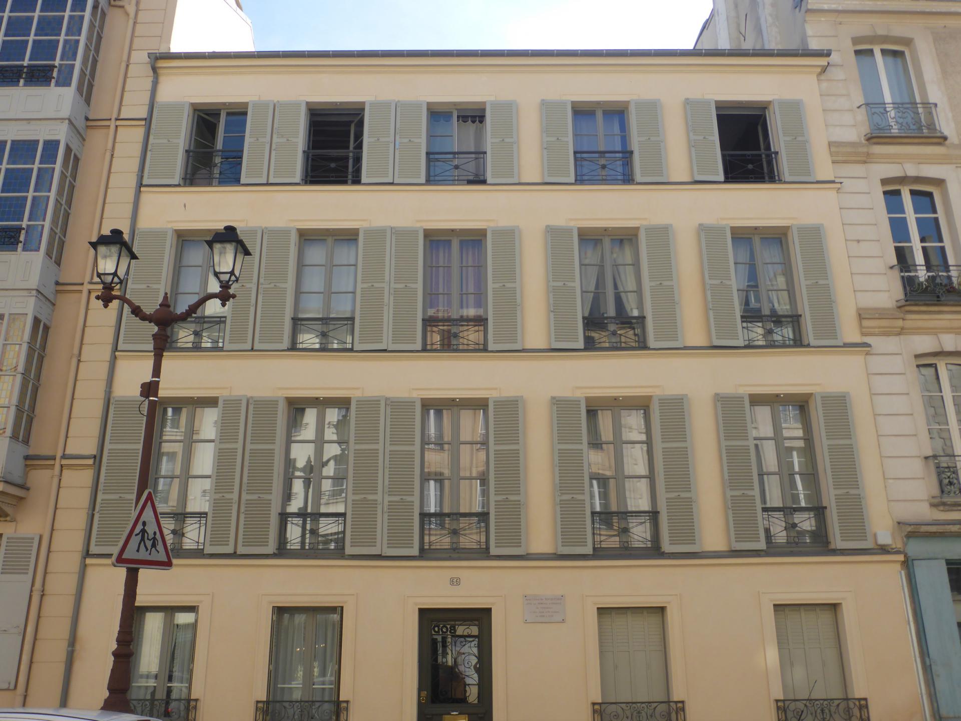 Logement de Tocqueville à Versailles, 66 rue d'Anjou, cl. Ph. Cachau