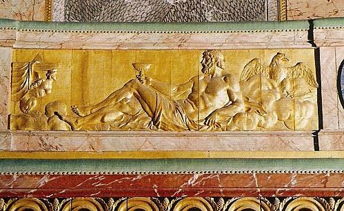 A. Pajou : Relief de Jupiter, 1770, loges basses