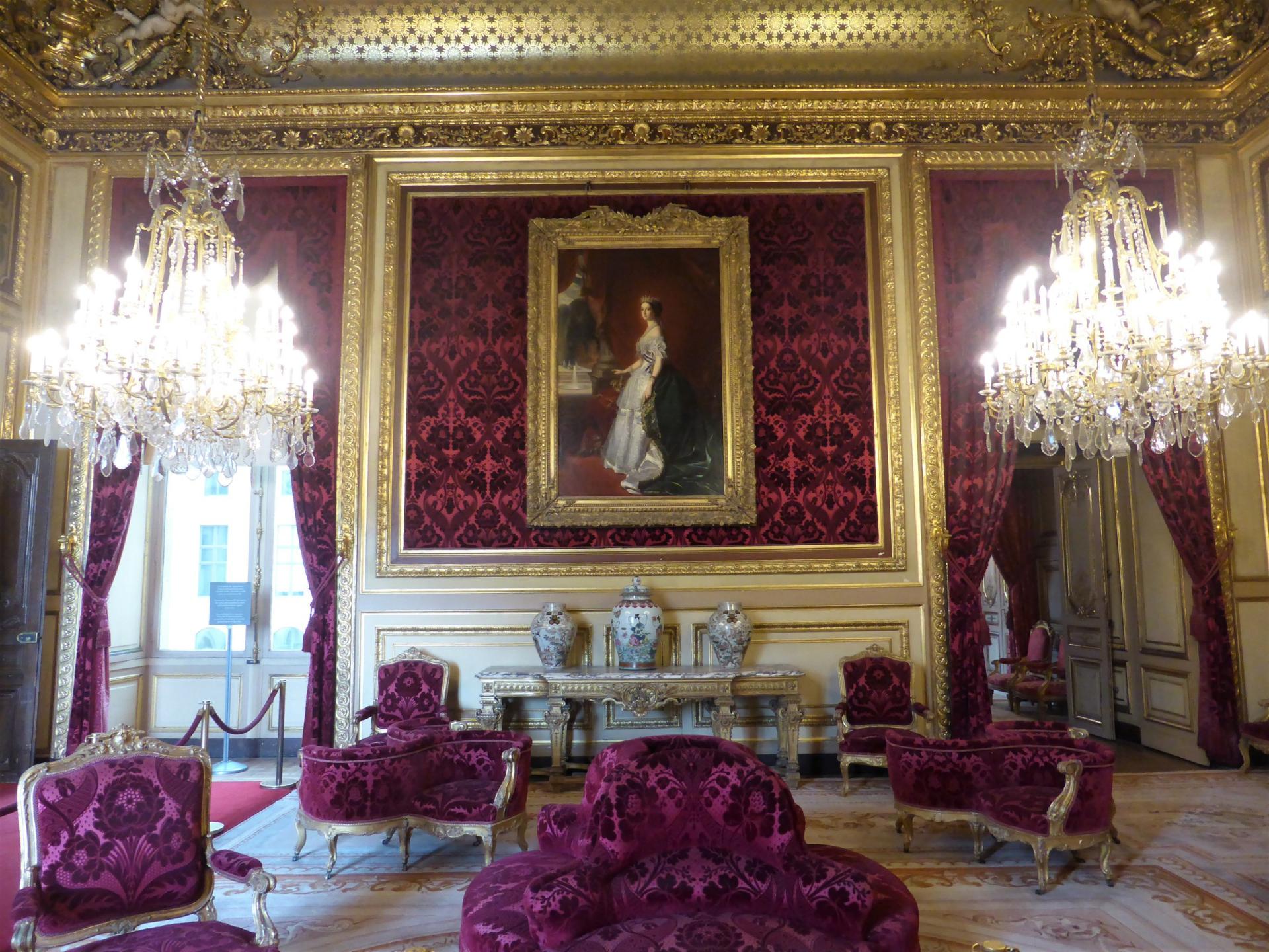Salon Napoleon III, aile Richelieu, Louvre, 1858-1861, ©Ph.Cachau