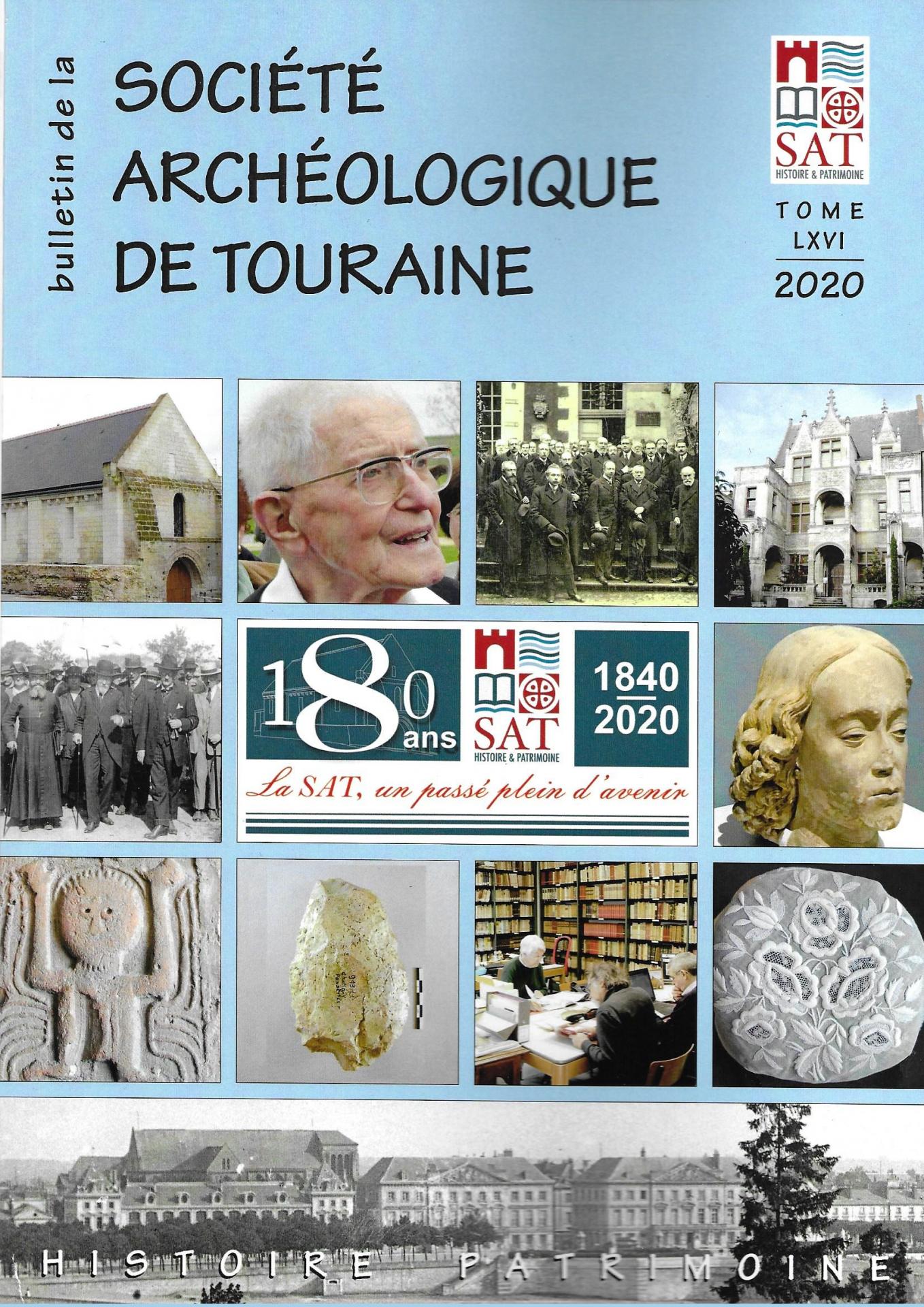 Bulletin de la Société archéologique de Touraine, t. LXVI, 2020, printemps 2021