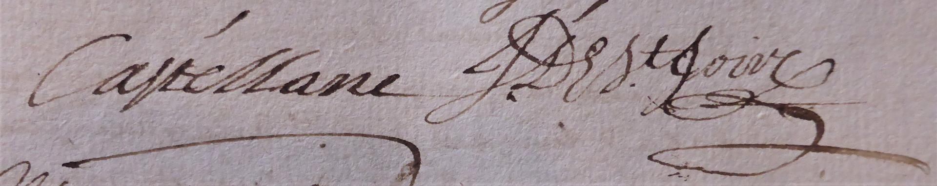 Signature du comte de Castellane et de son architecte Saint-Joire, ©PhCachau