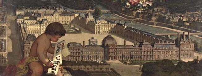 Victor-Joseph Chavet, Louvre de Napoleon III, 1857, détail, Musée du Louvre