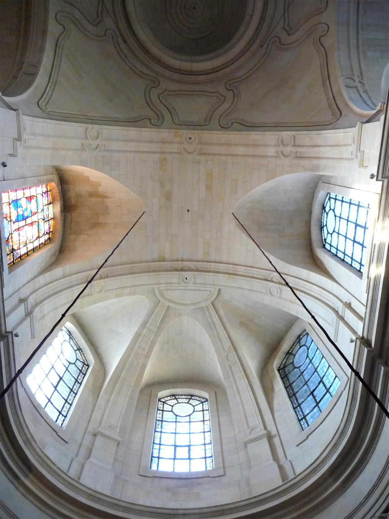 Versailles, cathédrale St-Louis, voussures du transept, détail, cl. Ph. Cachau