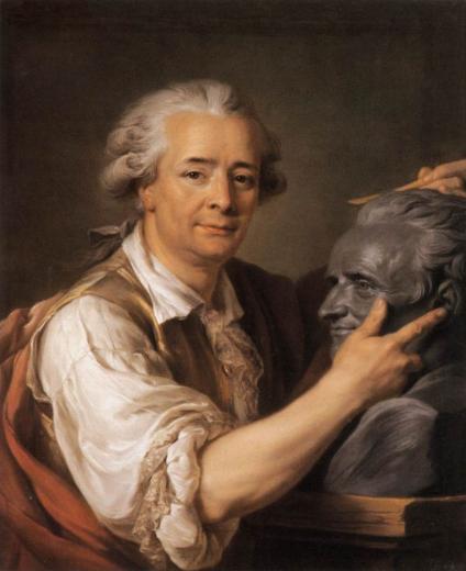 A. Labille Guiard : Augustin Pajou, 1783, Louvre