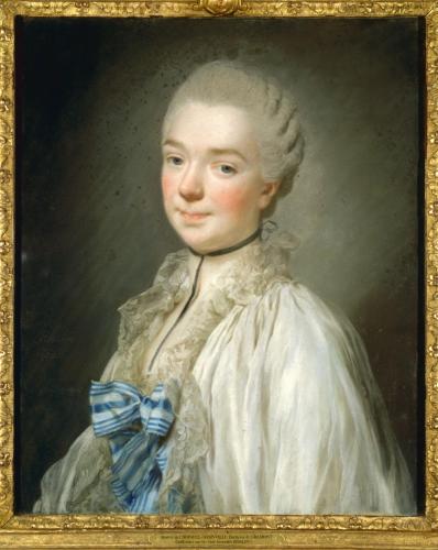 Alexandre Roslin : Beatrice de Choiseul, pastel, XVIIIe siècle