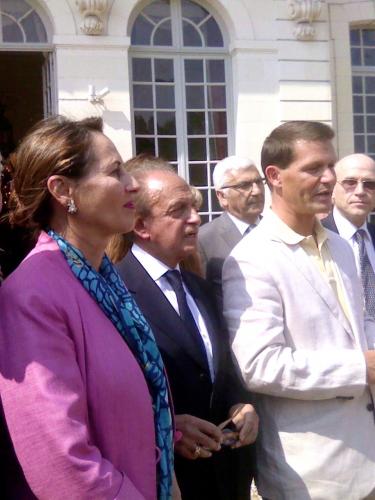 Visite de Ségolène Royal aux Ormes, juin 2013