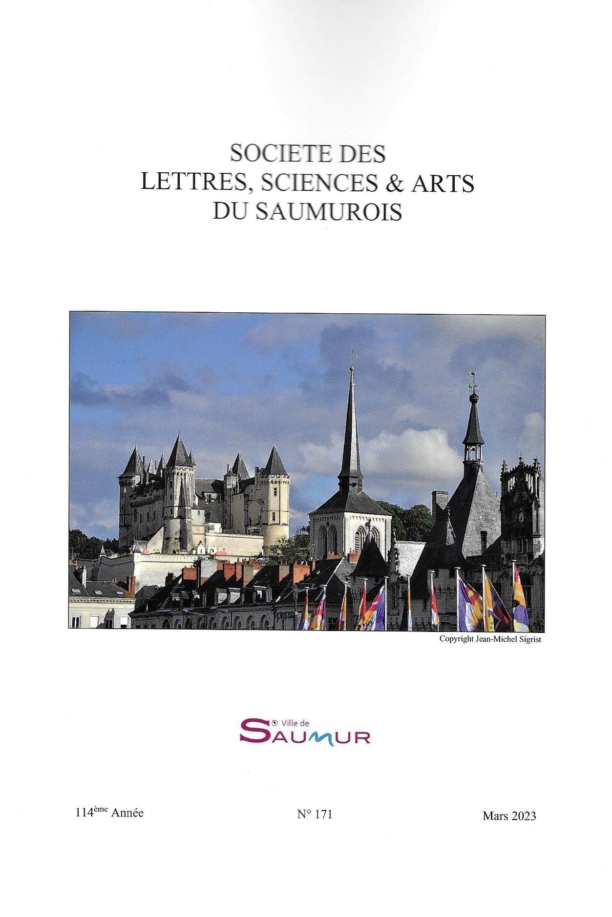 Société  des Lettres, Sciences & Arts de Saumur, n° 171, mars 2023